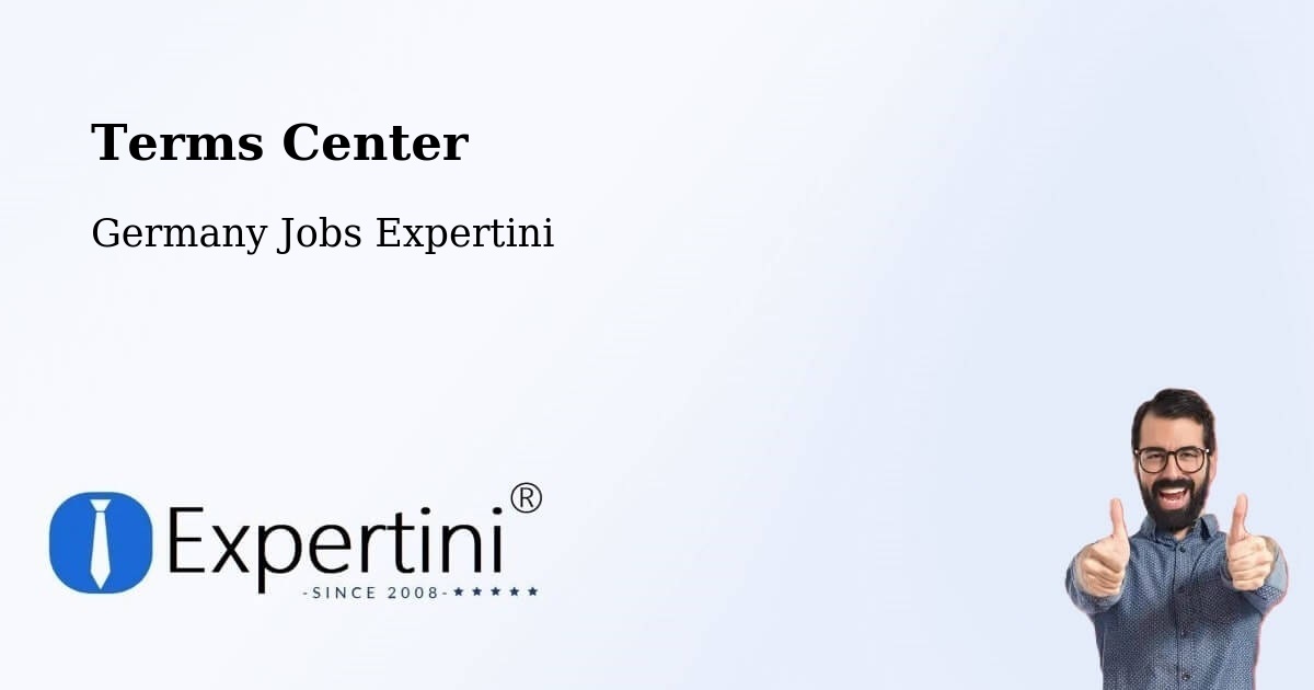 Terms of Service – Meppen - Germany Jobs Expertini
